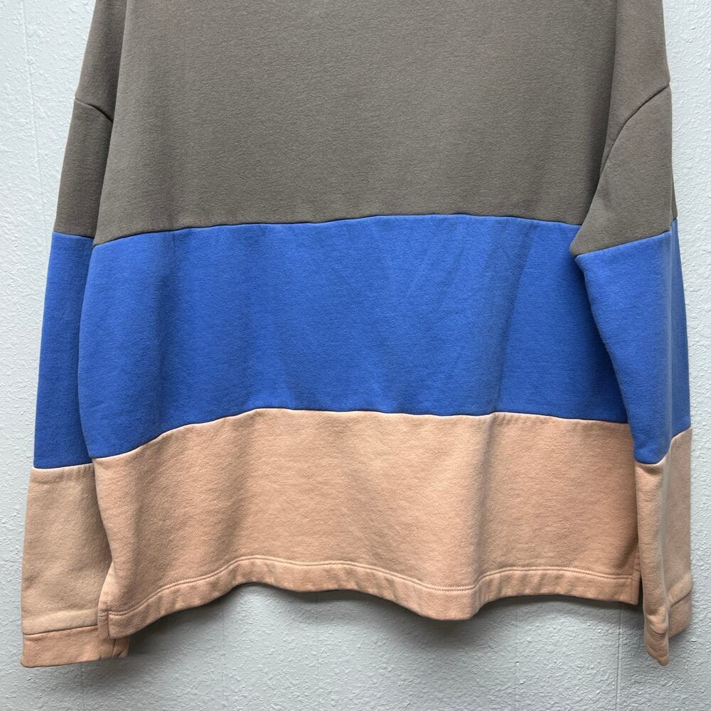 UOF Turtleneck Athleisure Oversized Womens Sweatshirt Small Activewear Soft Cozy - Picture 8 of 12